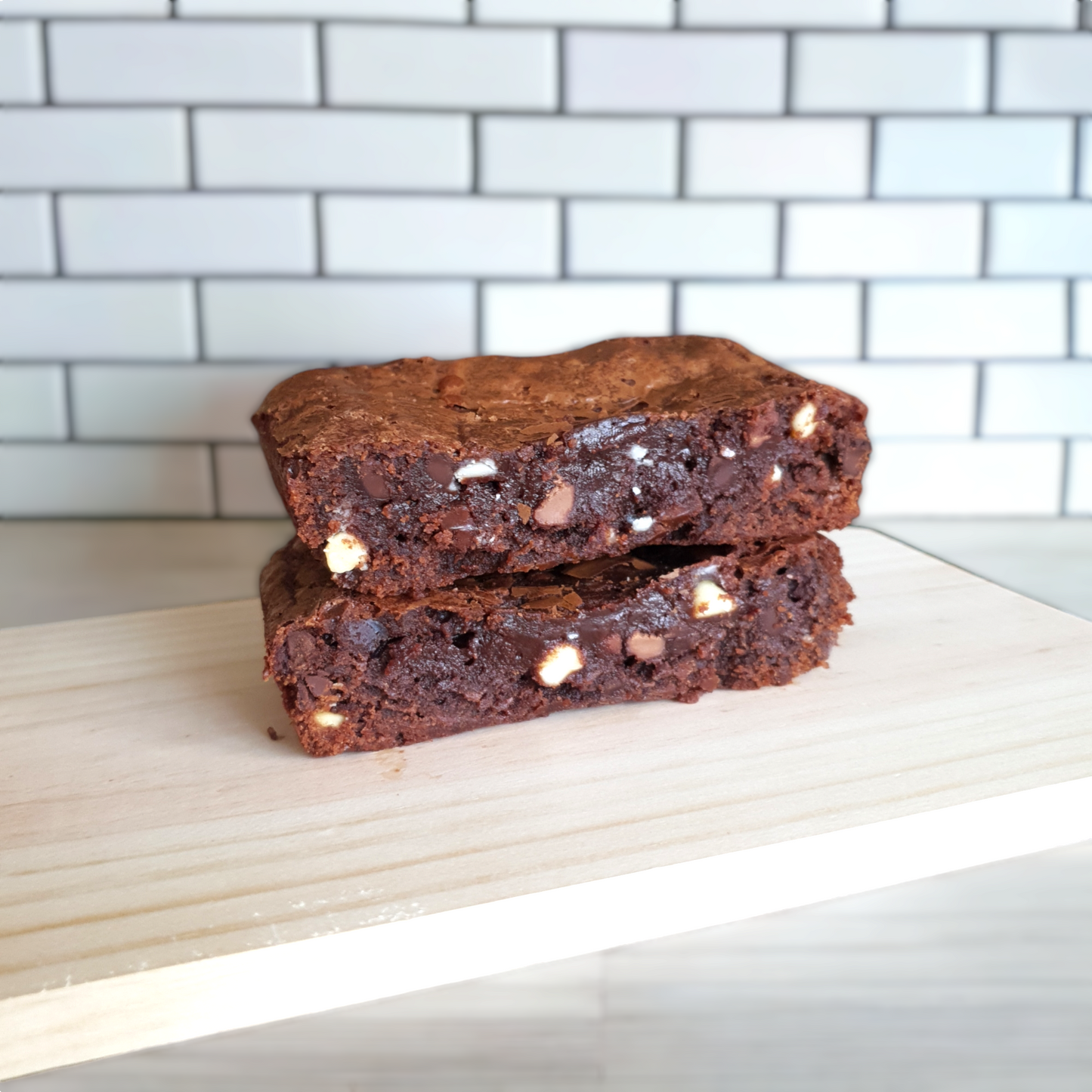 Triple Choc Brownie Tray - Hazelnut Spirals